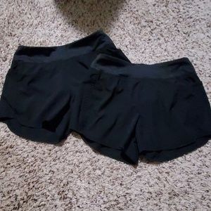 Two Pair Girl's Running Shorts
